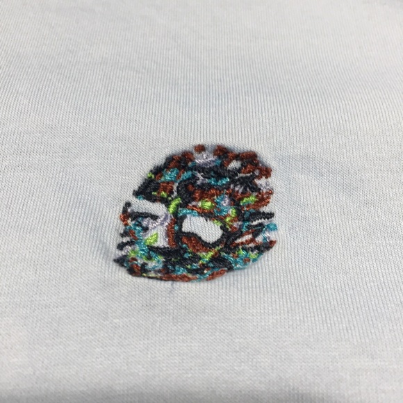 Robert Graham Classic Fit Skull Polo Shirt Men’s M Light Blue Short Sleeve - Picture 7 of 8